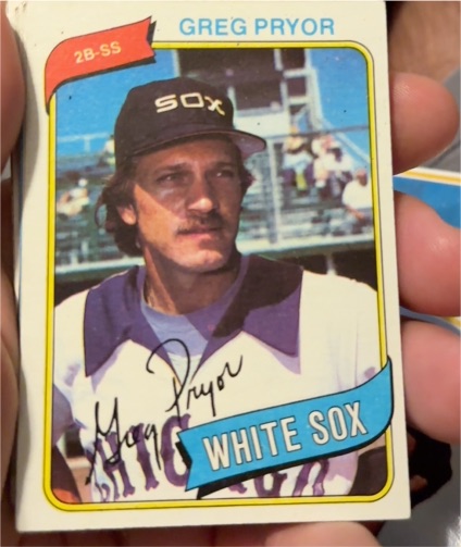 1980 Topps #164 Greg Pryor — front