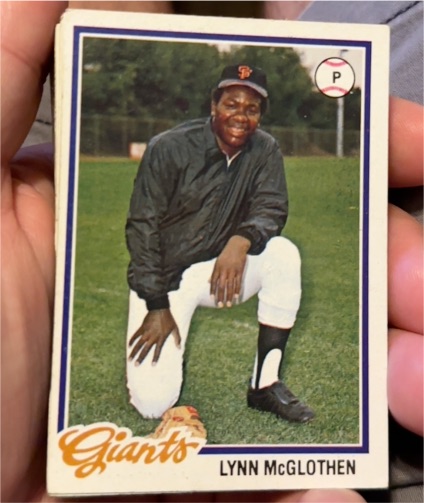 1978 Topps #581 Lynn McGlothen — front