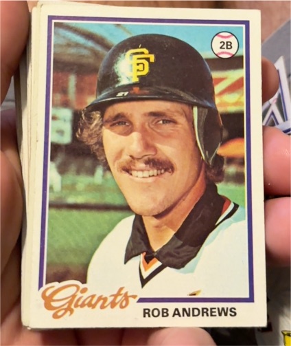 1978 Topps #461 Rob Andrews — front