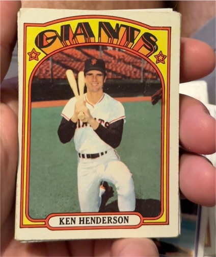 1972 Topps #443 Ken Henderson — front