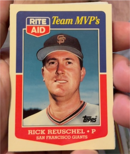 1988 Topps Rite Aid Team MVP's #30 Rick Reuschel — front