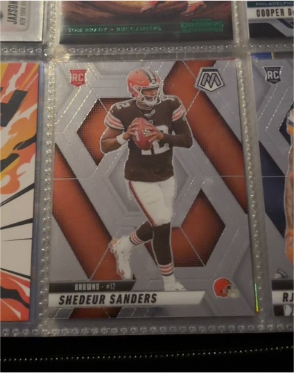 2025 Panini Mosaic #12 Shedeur Sanders — front