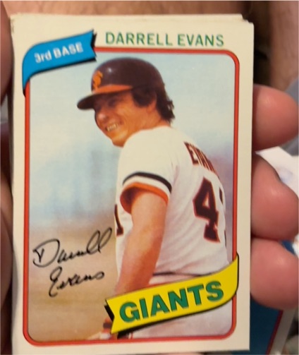 1980 Topps #145 Darrell Evans — front