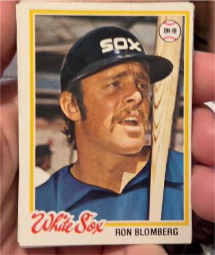 1978 Topps #506 Ron Blomberg — front
