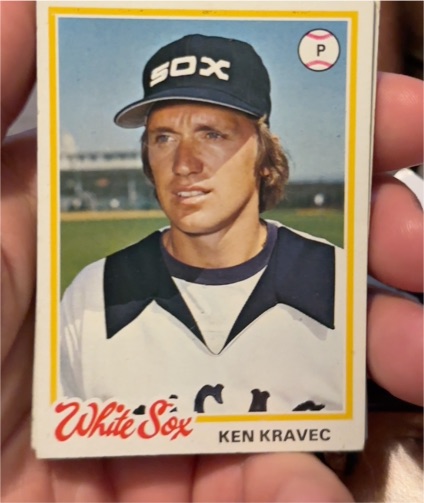 1978 Topps #439 Ken Kravec Chicago White Sox — front