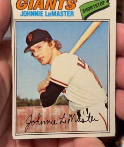1977 Topps #151 Johnnie LeMaster — front