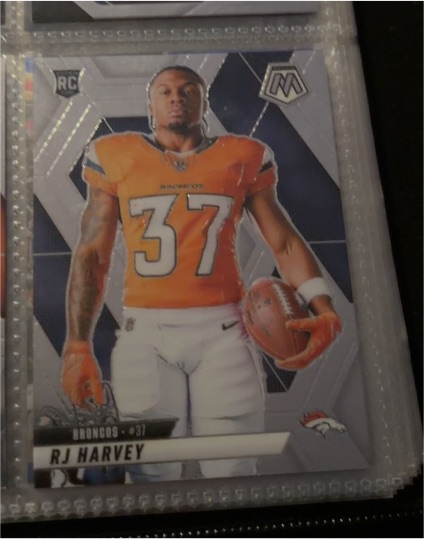 2025 Panini Mosaic #284 RJ Harvey — front