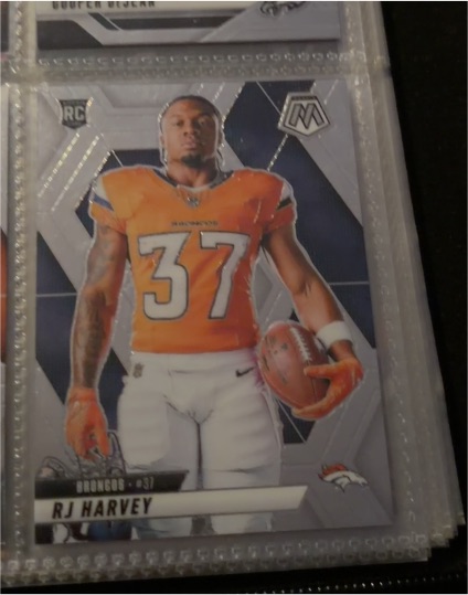 2025 Panini Mosaic #284 RJ Harvey — front