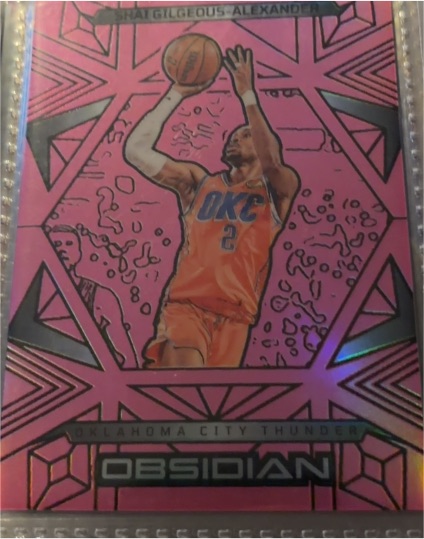 2024-25 Panini Obsidian #8 Shai Gilgeous-Alexander — front