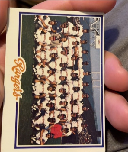 1978 Topps #551 San Francisco Giants Team — front