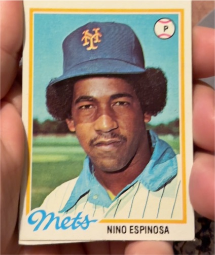 1978 Topps #197 Nino Espinosa New York Mets — front