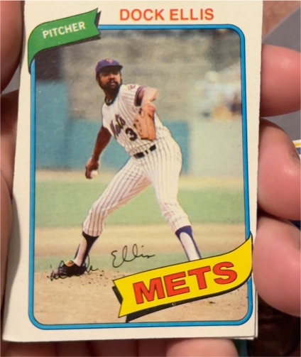 1980 Topps #117 Dock Ellis — front