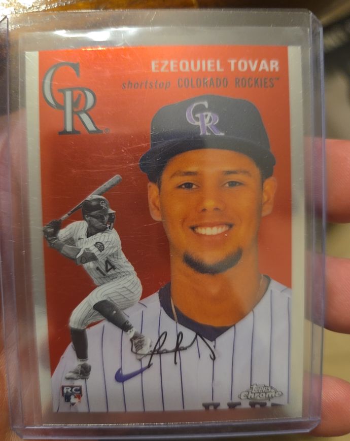 2023 Topps Chrome Platinum Anniversary #118 Ezequiel Tovar — front