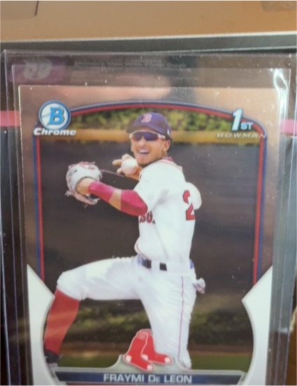 2023 Bowman Chrome #BCP-97 Fraymi De Leon — front