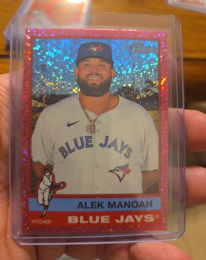2025 Topps Heritage #486 Alek Manoah — front
