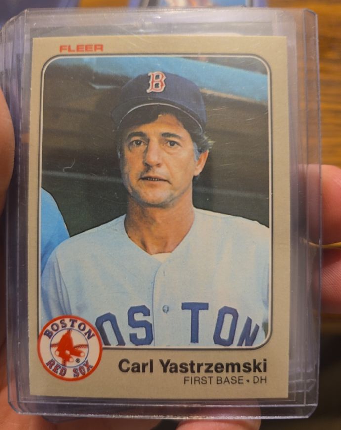 1983 Fleer #200 Carl Yastrzemski — front