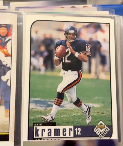 1998 Upper Deck UD Choice #32 Erik Kramer — front