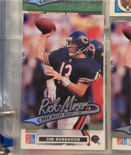 1997 Ultra #13 Jim Harbaugh — front