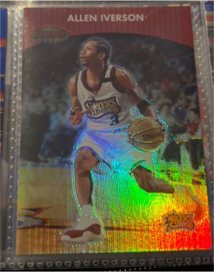 1996-97 Bowman's Best #R1 Allen Iverson Rookie — front