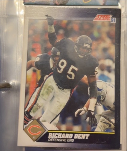 1991 Score #553 Richard Dent — front