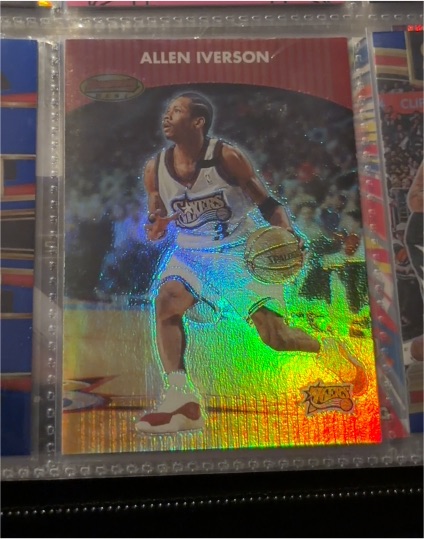 2000-01 Bowman's Best #1 Allen Iverson — front