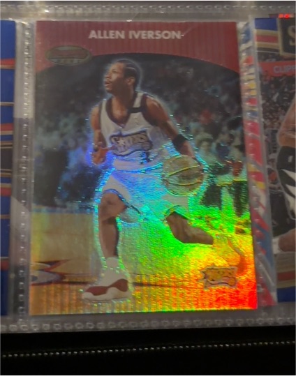 2000 Bowman's Best #1 Allen Iverson — front