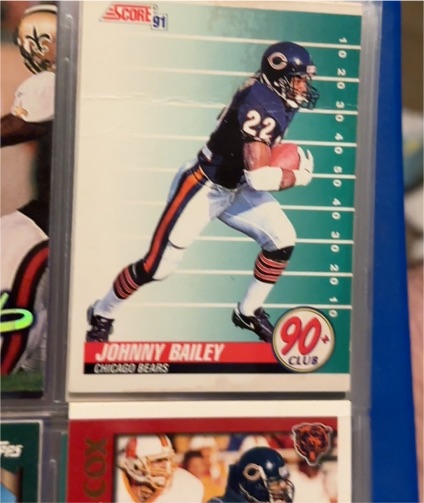 1991 Score #323 Johnny Bailey — front