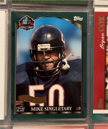 1998 Topps Hall of Fame #HOF3 Mike Singletary — front