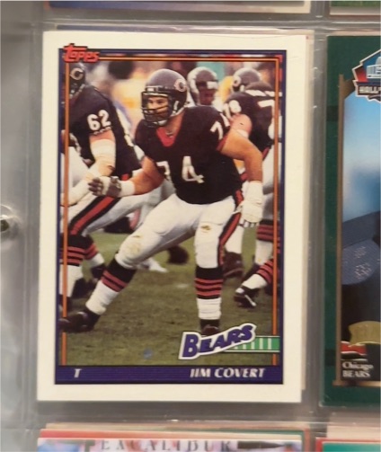 1991 Topps #158 Jim Covert — front