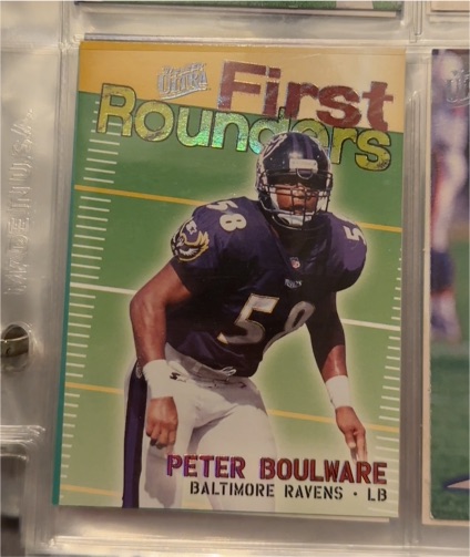 1997 Fleer Ultra First Rounders #3 Peter Boulware — front