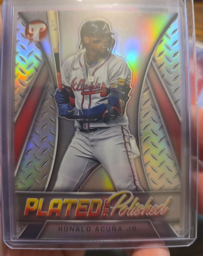 2025 Topps Pristine #PP-16 Ronald Acuña Jr. Plated and Polished — front