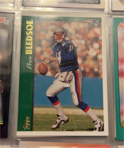 1997 Topps #100 Drew Bledsoe — front