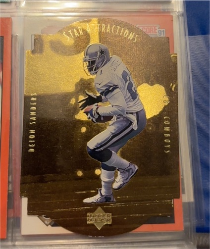 1997 Upper Deck Star Attractions #SA20 Deion Sanders — front