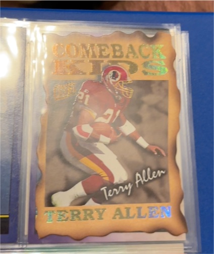 1997 Fleer Ultra Comeback Kids #10 CK Terry Allen — front