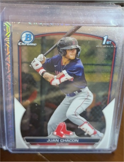 2023 Bowman Chrome Prospects #BCP-105 Juan Chacon — front