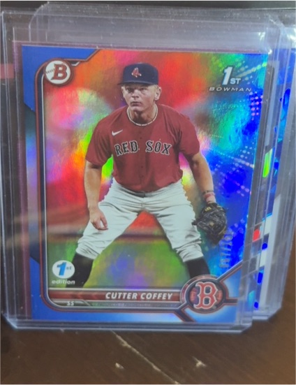2022 Bowman Draft Sapphire #BDC-200 Cutter Coffey — front