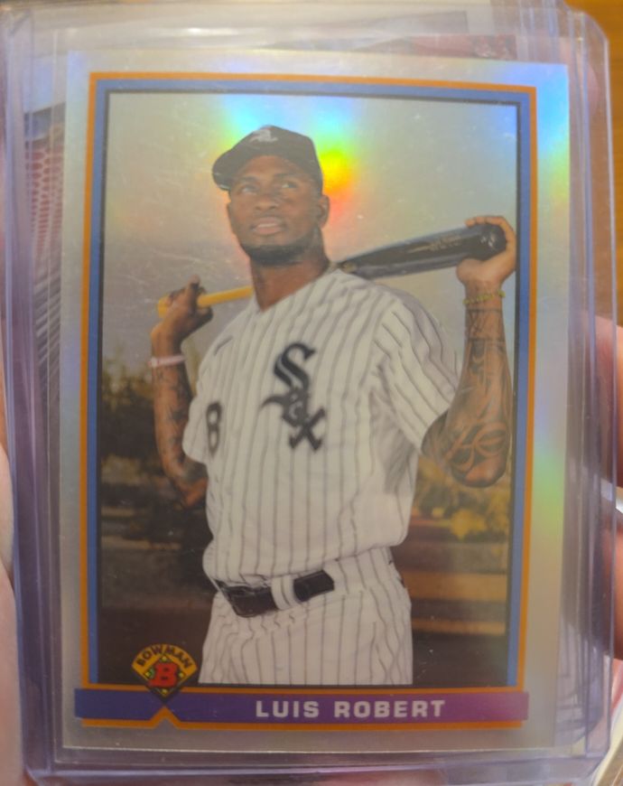 2021 Bowman Chrome 1991 Throwback #91B-LR Luis Robert — front