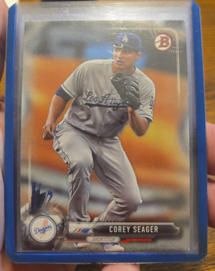 2017 Bowman #50 Corey Seager — front