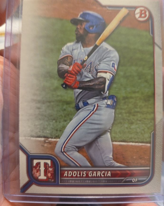 2022 Bowman #53 Adolis Garcia — front