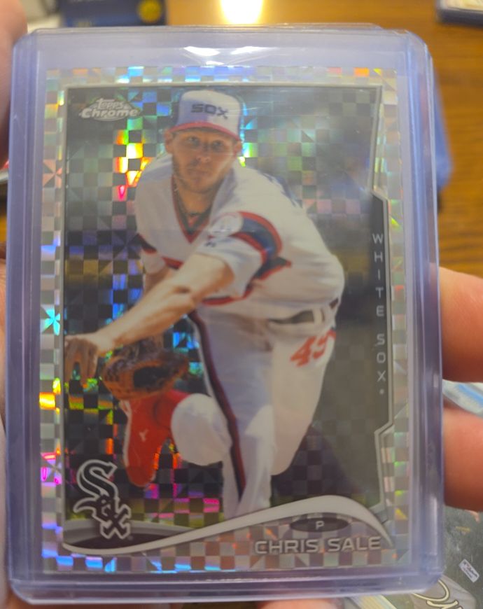 2014 Topps Chrome #181 Chris Sale — front