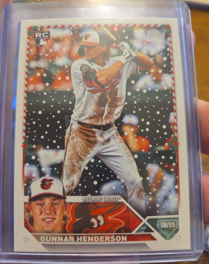 2023 Topps Holiday #H4 Gunnar Henderson — front