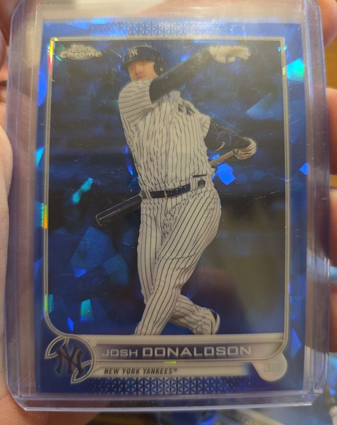2022 Topps Chrome Update Sapphire #US74 Josh Donaldson — front