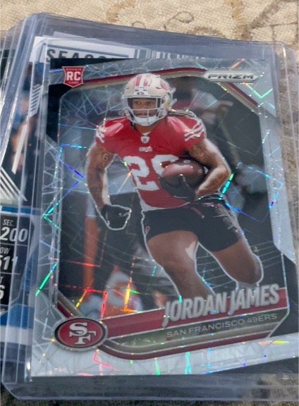 2025 Panini Prizm #323 Jordan James — front
