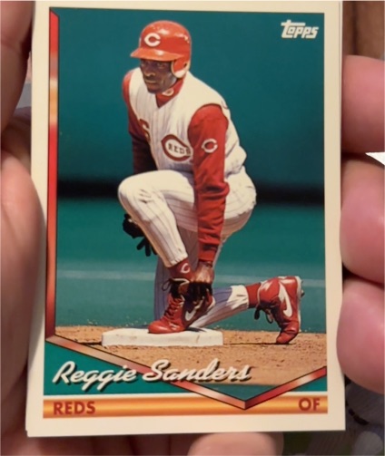1994 Topps #647 Reggie Sanders — front