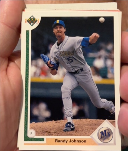 1991 Upper Deck #376 Randy Johnson — front