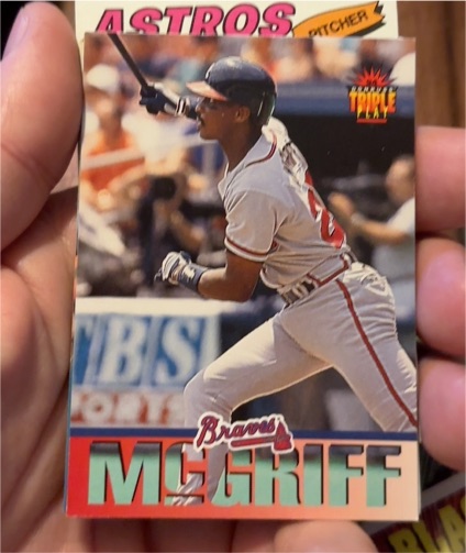 1994 Donruss Triple Play #47 Fred McGriff — front