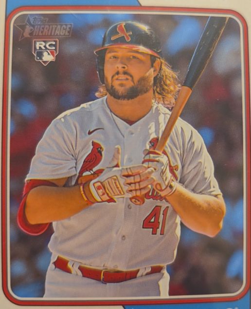 2023 Topps Heritage #171 Alec Burleson — front