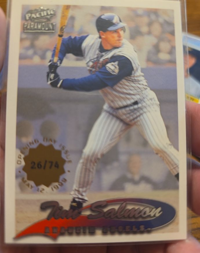 1999 Pacific Paramount #8 Tim Salmon — front