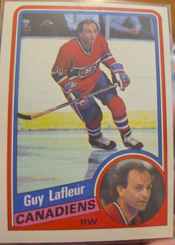 1984-85 Topps #81 Guy Lafleur Montreal Canadiens — front