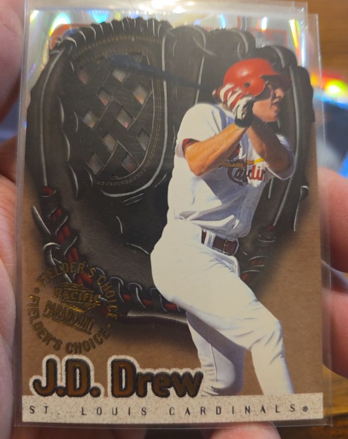 1999 Pacific Paramount Fielder's Choice #14 J.D. Drew — front